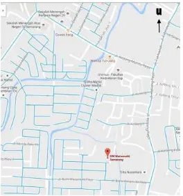 Gambar 4.2 Peta GBI Wanamukti Semarang 