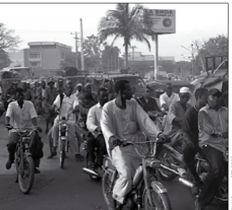 Figure 1.1 Road users killed in various modes of transport 