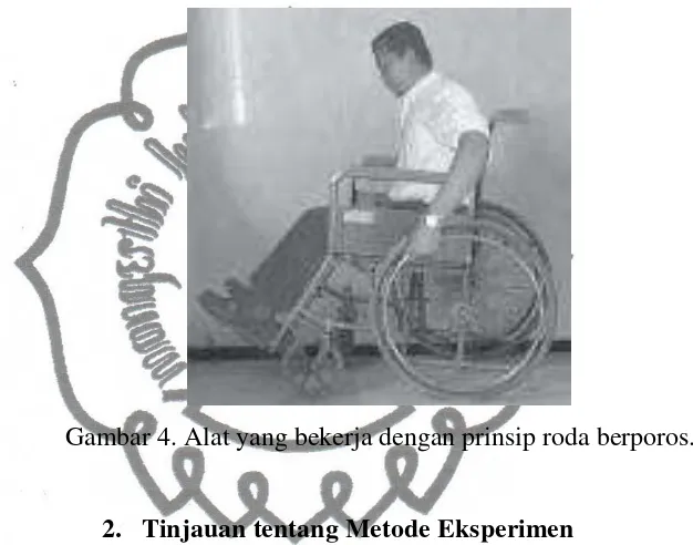 Gambar 4. Alat yang bekerja dengan prinsip roda berporos. 