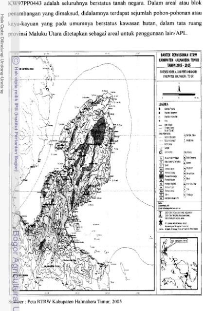Gambar 9. Peta potensi mineral dan pertambangan Kabupaten Halmahera Timur 
