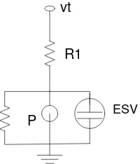 Figure 2.4: Resistance potential divider 