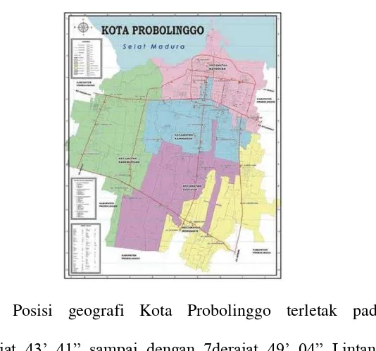 Gambar 3 : Peta Kota Probolinggo 