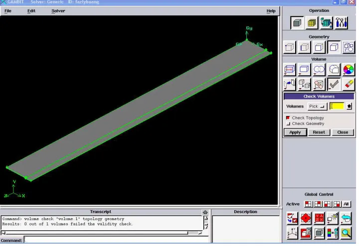 Figure 6:  Isometric view of blade design