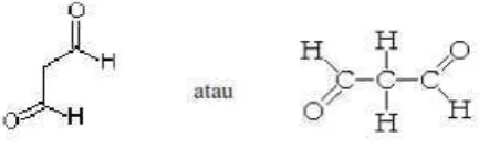 Gambar 4. Struktur kimia MDA (Current Protocols 2010) 