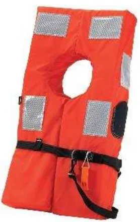 Figure 2.2: Example of Type I life jacket (Source: www.marinesafetytt.com) 