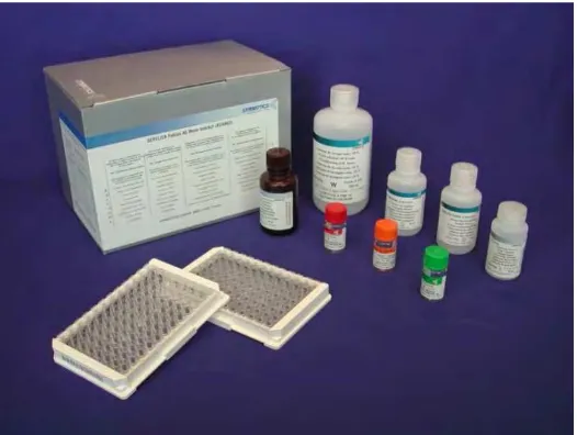 Gambar 6  Kit ELISA rabies pada sampel serum darah hewan. 