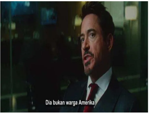 Gambar 3.5 Tony Stark saat berbicara mengenai keberadaan 