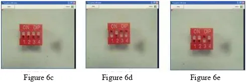 Figure 6.  The reference image of a DIP switch used in the experimentFigure 6a. The ROI creationFigure 6b
