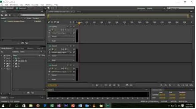 Gambar 2.5 Tampilan Interface Adobe Audition CS6 