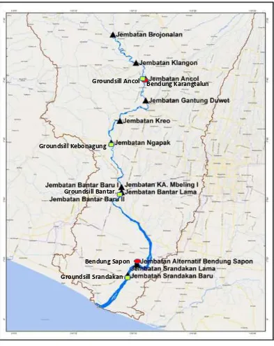 Gambar 5.1 Peta Lokasi Prasarana Sungai Progo 
