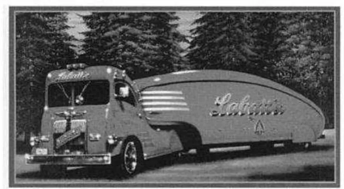 Figure 2.2:  1947, Labatt Streamliner        (Rose McCallen , etl ,2004) 