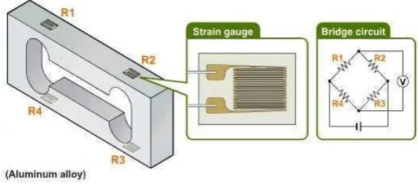 Gambar 2.5.Strain gauge 
