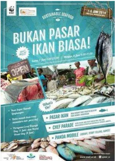 Gambar 4 Poster kegiatan Bukan Pasar Ikan Biasa 