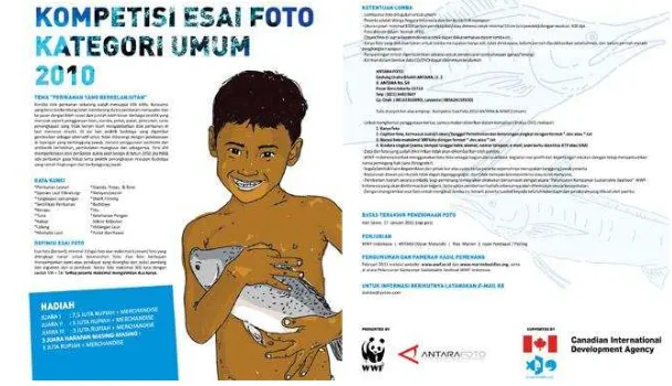 Gambar 6 Poster Kompetisi Esai Foto Kampanye Sustainable Seafood 