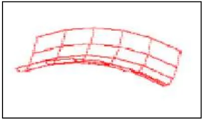 Figure 2.2: Out of plane deformation of a linear element (Klein, 2004) 