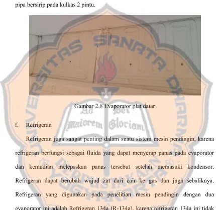 Gambar 2.8 Evaporator plat datar 