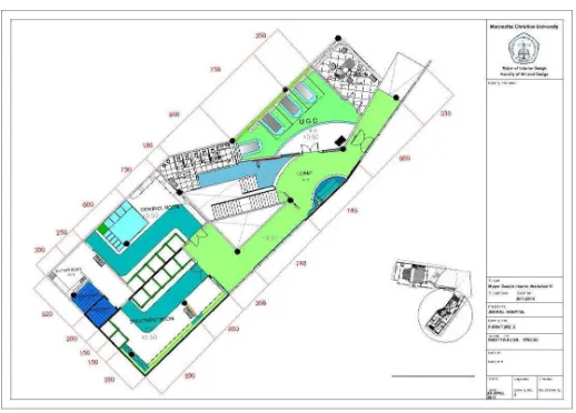 Gambar 1.5 Layout bangunan B lantai 2 