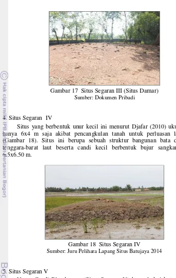 Gambar 17  Situs Segaran III (Situs Damar) 