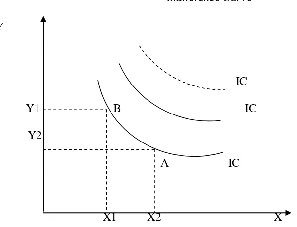 Gambar 2.3 Indiference Curve 