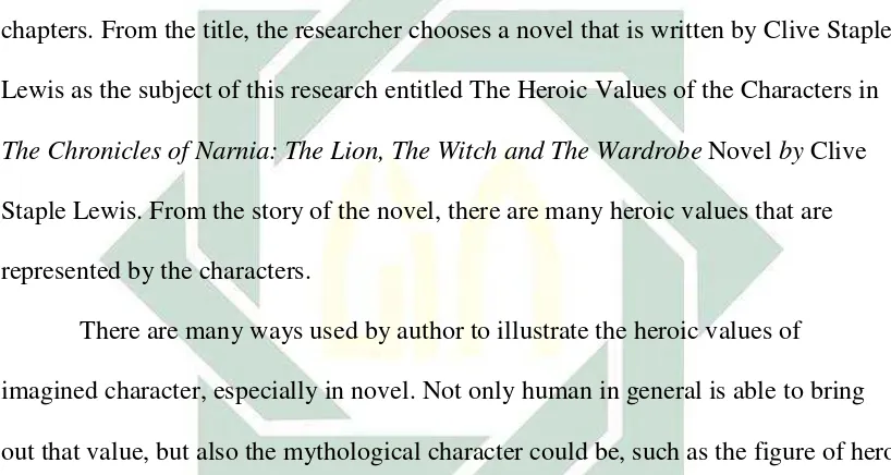 figure. In The Chronicles of Narnia: The Lion, The Witch, and The Wardrobe, some 
