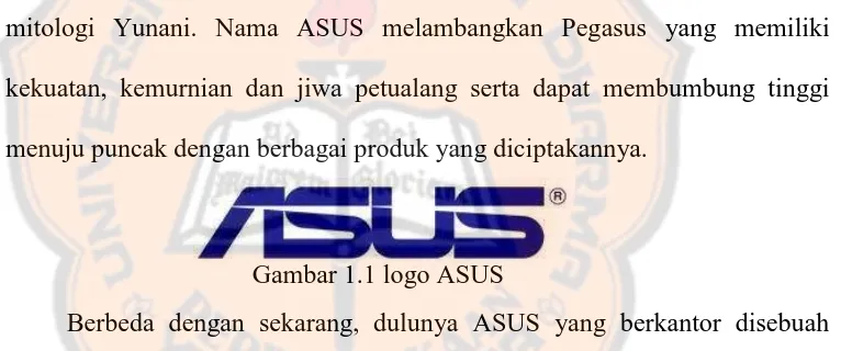Gambar 1.1 logo ASUS 