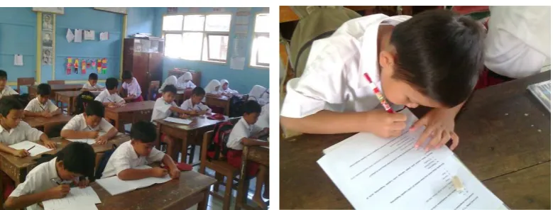 Gambar II.3 Proses pengisian kuisioner 