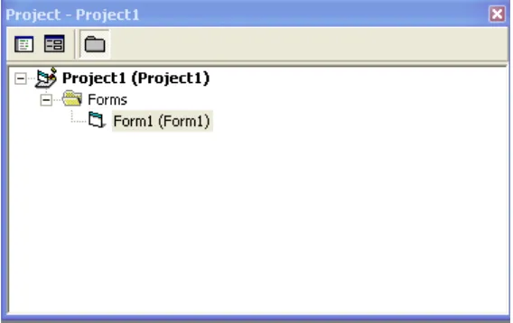 Gambar 2.3  Interface dari Project Explore 