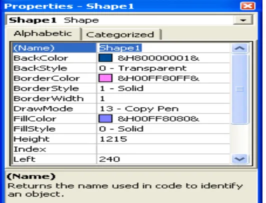 Gambar 2.4  Interface Properties Windows 