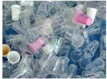 Gambar 1.1 Sampah botol plastik (www.olahsampah.com) 