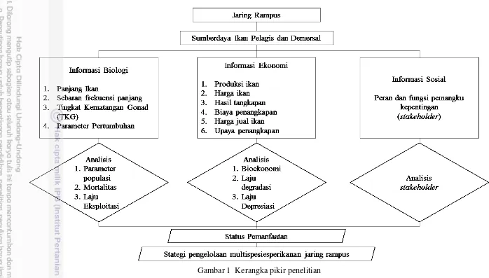 Gambar 1  Kerangka pikir penelitian