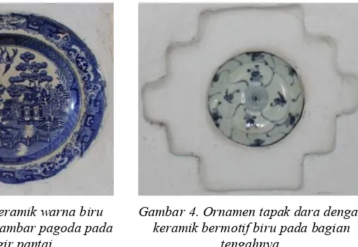 Gambar 3. Keramik warna biru 