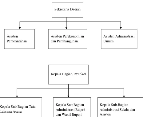 Gambar 2.1 Struktur Organisasi Bagian Protokol 