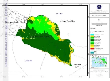 Gambar 9  Peta tutupan lahan di Kabupaten SBT tahun 2014 