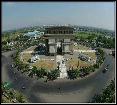 Gambar 5: Monumen Simpang Lima Gumul Kediri 