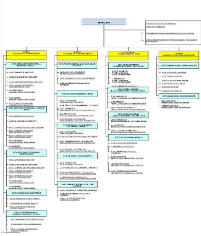 Gambar 2.2 Struktur Organisasi PT.PLN 