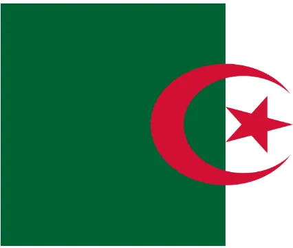 Gambar 1.1: Bendera Aljazair 