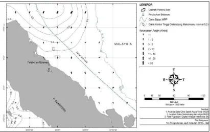 Gambar 7. Lokasi Pengambilan Sampel Ikan Tongkol Komo  (Badan Penelitian                      dan Observasi Laut, 2014) 