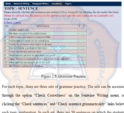 Figure 2.8. Grammar Practice 