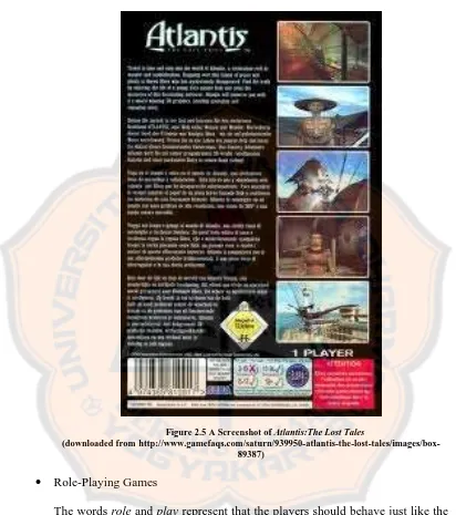 Figure 2.5 A Screenshot of Atlantis:The Lost Tales http://www.gamefaqs.com/saturn/939950-atlantis-the-lost-tales/images/box-