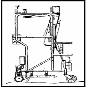Figure 2.4: Powered walker (Houston and Metzger, 1989). 