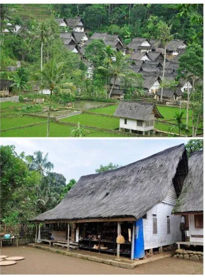 Gambar 2.2 bentuk rumah tradisional kampung naga 