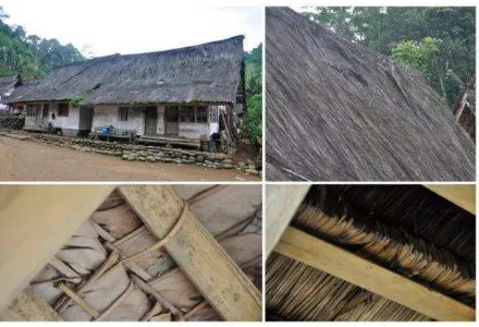 Gambar 2.3 bentuk atap rumah tradisional kampong naga 