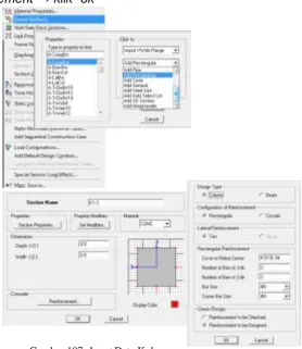 Gambar 107. Input Data Kolom 