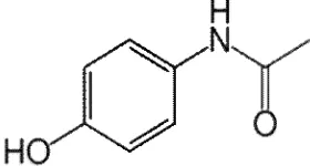 Gambar 2.  Struktur Parasetamol (Anonim, 2008) 