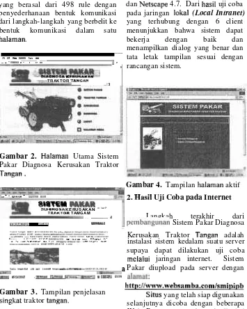 Gambar 2. Halaman Utama Sistem 