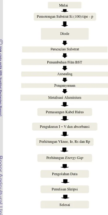 Gambar 1  Diagram Alir Penelitian 