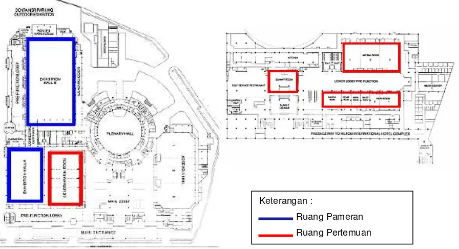 Gambar 2.5 Denah Jakarta Convention Center 