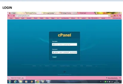 Gambar D. 1 cPanel Login 