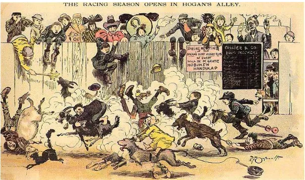 Gambar 15. Hogan’s Alley by R.F Outcault (1896 )  
