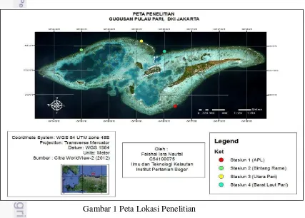 Gambar 1 Peta Lokasi Penelitian 